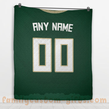 Custom Premium Quilt Blanket Milwaukee Jersey Basketball Personalized Quilt Gifts for Her & Him